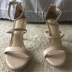 Nine West Strap Nude High Heels